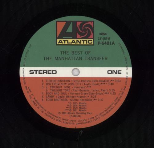 The Manhattan Transfer The Best Of The Manhattan Transfer + Insert & Obi vinyl LP album (LP record) Japanese MNHLPTH228652