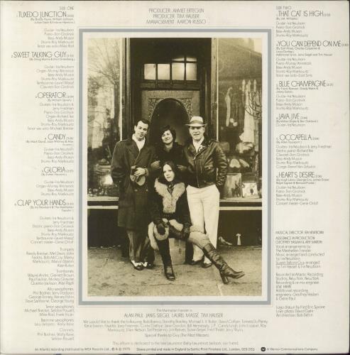 The Manhattan Transfer The Manhattan Transfer vinyl LP album (LP record) UK MNHLPTH333395