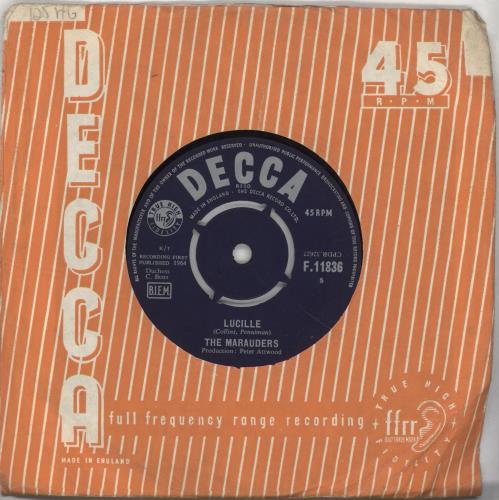 The Marauders Lucille 7" vinyl single (7 inch record / 45) UK T6M07LU511694