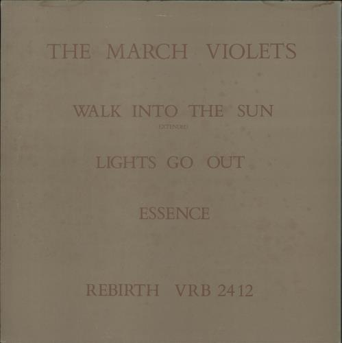 The March Violets Walk Into The Sun 12" vinyl single (12 inch record / Maxi-single) UK M-V12WA156773
