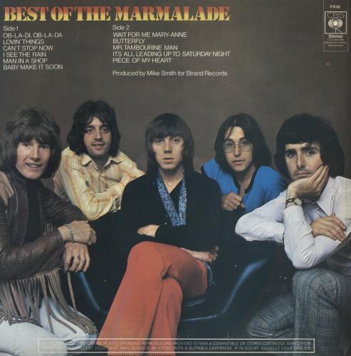 The Marmalade Best Of The Marmalade vinyl LP album (LP record) UK MMLLPBE492016