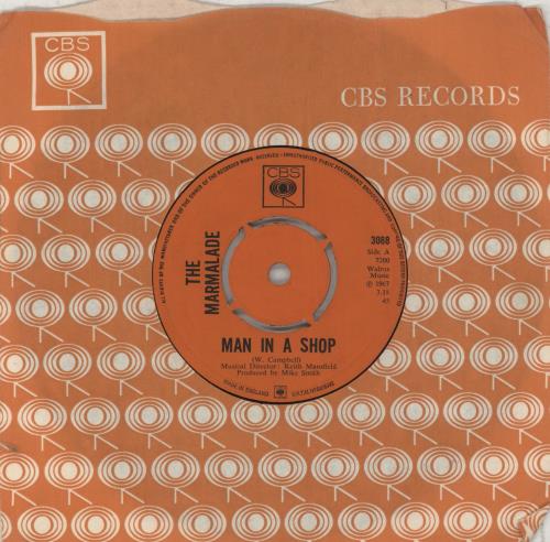 The Marmalade Man In A Shop 7" vinyl single (7 inch record / 45) UK MML07MA866538
