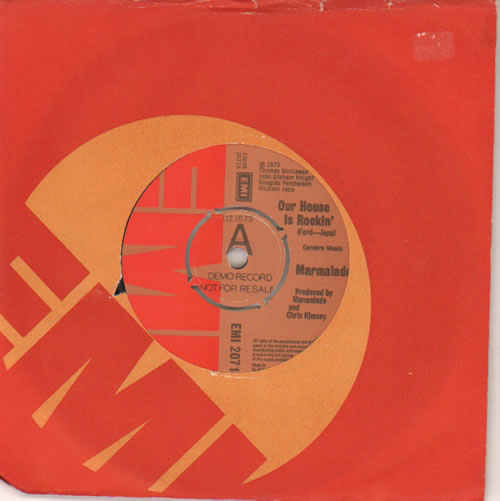 The Marmalade Our House Is Rockin' 7" vinyl single (7 inch record / 45) UK MML07OU641719