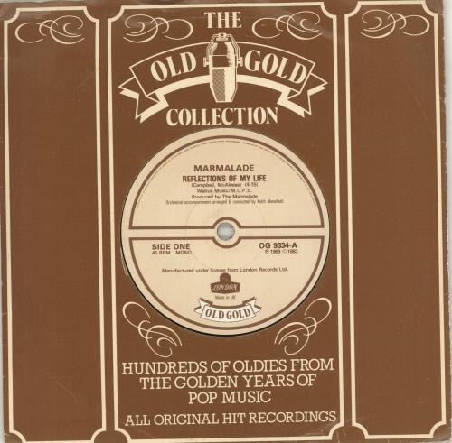 The Marmalade Reflections Of My Life 7" vinyl single (7 inch record / 45) UK MML07RE713495