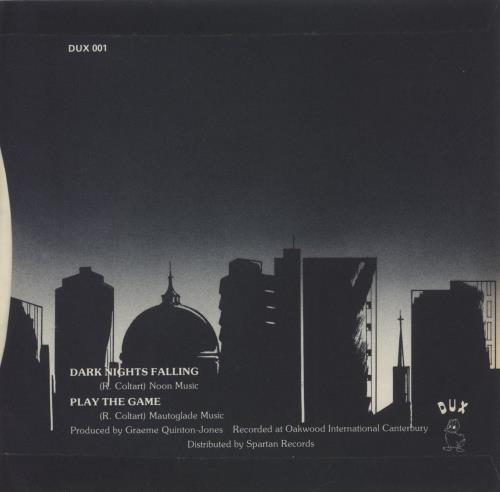 The Maroondogs Dark Nights Falling 7" vinyl single (7 inch record / 45) UK 9PN07DA871939