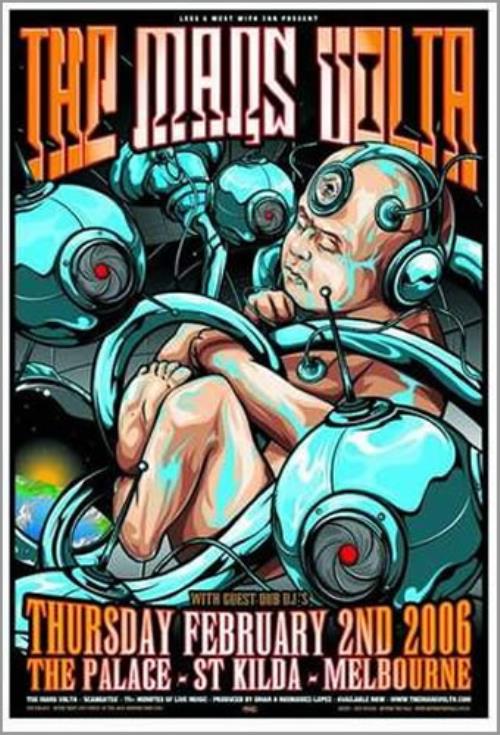 The Mars Volta Australian Tour Poster poster Australian RSOPOAU355878