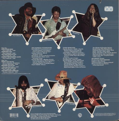 The Marshall Tucker Band Long Hard Ride vinyl LP album (LP record) US MTCLPLO869446