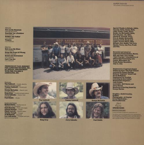 The Marshall Tucker Band Searchin' For A Rainbow vinyl LP album (LP record) UK MTCLPSE425191