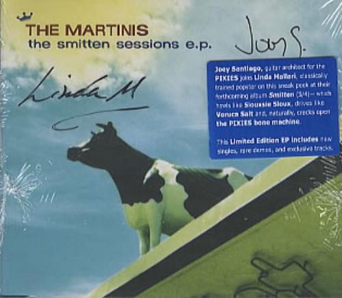 The Martinis The Smitten Sessions E.P CD single (CD5 / 5") US T/NC5TH314868