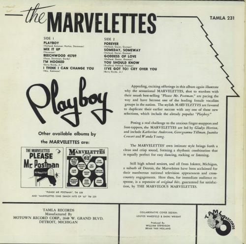 The Marvelettes Playboy vinyl LP album (LP record) US MVSLPPL801136