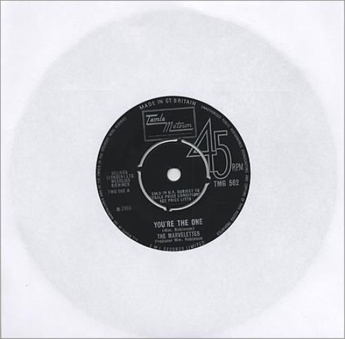 The Marvelettes You're The One 7" vinyl single (7 inch record / 45) UK MVS07YO297054