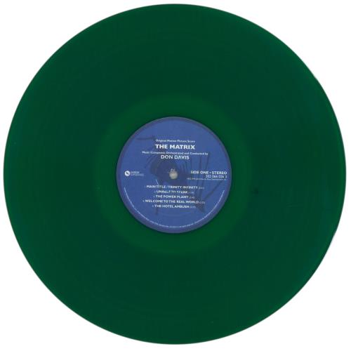 The Matrix The Matrix [Original Motion Picture Score] - 180g Green Vinyl vinyl LP album (LP record) US TMXLPTH858294