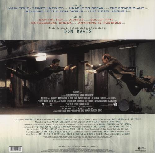 The Matrix The Matrix [Original Motion Picture Score] - 180g Green Vinyl vinyl LP album (LP record) US TMXLPTH858294