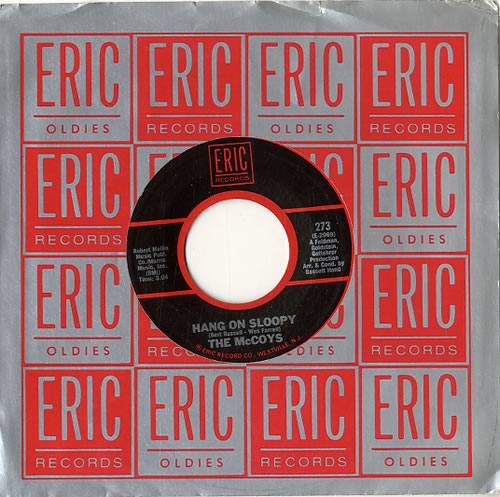The McCoys Hang On Sloopy 7" vinyl single (7 inch record / 45) US MCY07HA629020