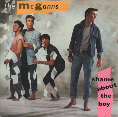 The McGanns Shame About The Boy 7" vinyl single (7 inch record / 45) UK XVK07SH647624