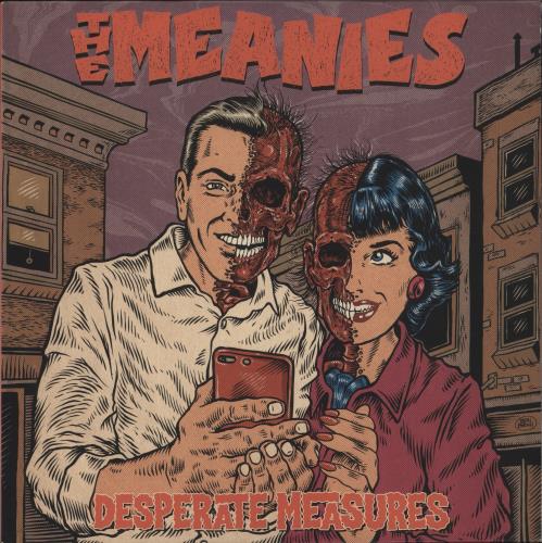 The Meanies Desperate Measures vinyl LP album (LP record) UK 8Y1LPDE858759