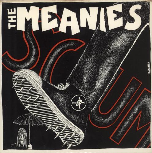 The Meanies Scum - White Vinyl 7" vinyl single (7 inch record / 45) US 8Y107SC869896