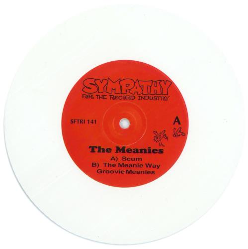 The Meanies Scum - White Vinyl 7" vinyl single (7 inch record / 45) US 8Y107SC869896