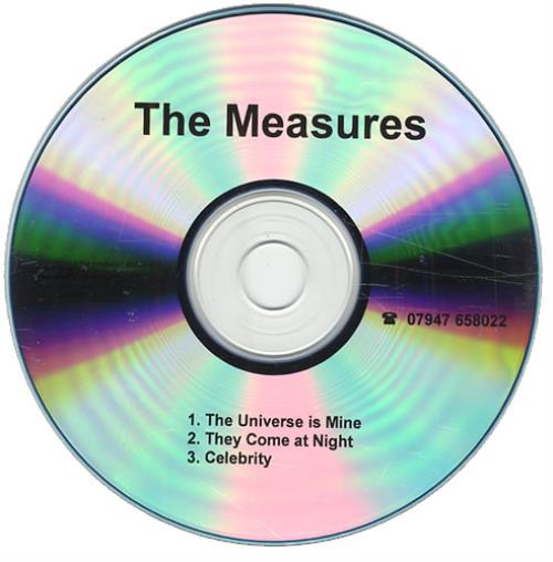 The Measures The Universe Is Mine CD-R acetate UK R\SCRTH429195
