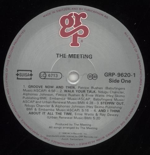 The Meeting The Meeting vinyl LP album (LP record) Swiss 9KGLPTH868212