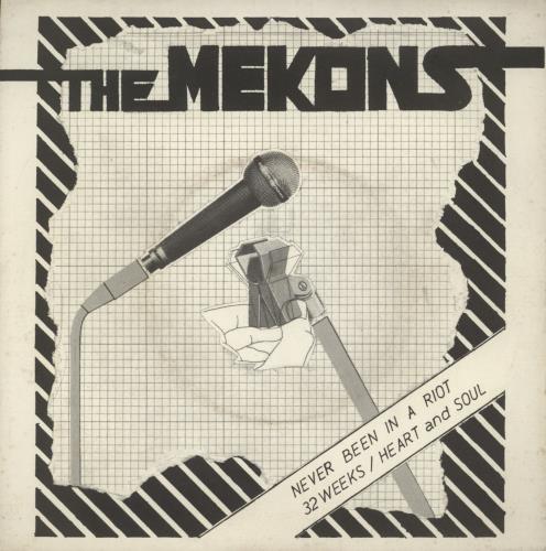 The Mekons Never Been In A Riot - VG 7" vinyl single (7 inch record / 45) UK MK107NE865237