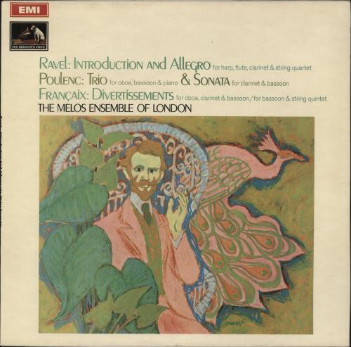 The Melos Ensemble Ravel: Introduction and Allegro vinyl LP album (LP record) UK XJ4LPRA877753