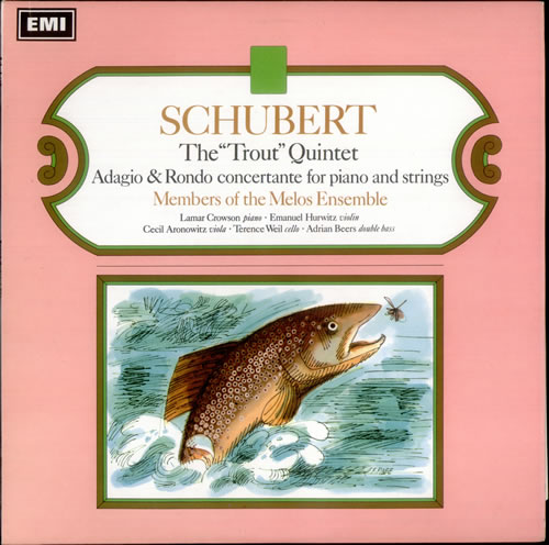 The Melos Ensemble Schubert: The 'Trout' Quintet - 3rd vinyl LP album (LP record) UK XJ4LPSC534887