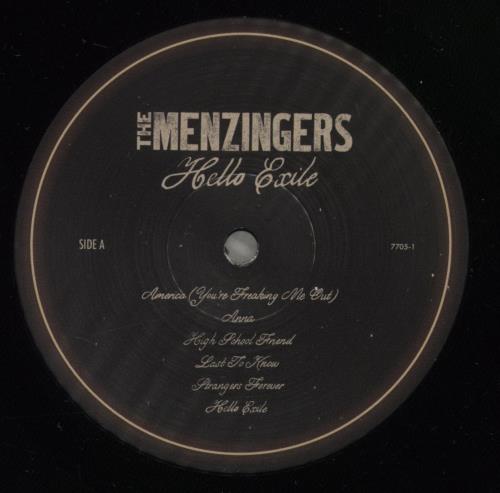 The Menzingers Hello Exile vinyl LP album (LP record) UK 6T-LPHE881999