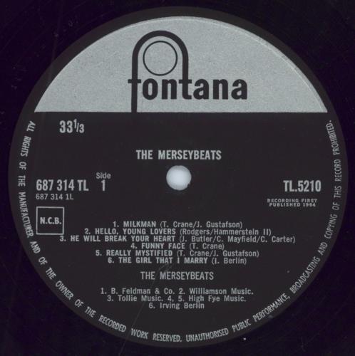 The Merseybeats The Merseybeats vinyl LP album (LP record) UK MSBLPTH790837