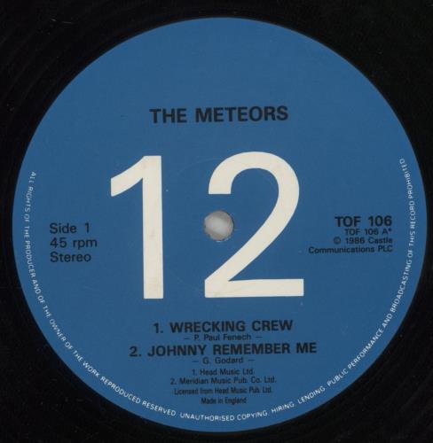 The Meteors (80s) Archive 4 - EX 12" vinyl single (12 inch record / Maxi-single) UK TEO12AR809473