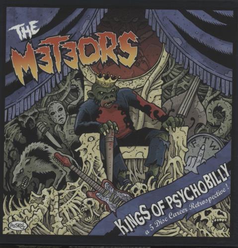 The Meteors (80s) Kings Of Psychobilly CD Album Box Set UK TEODXKI685562