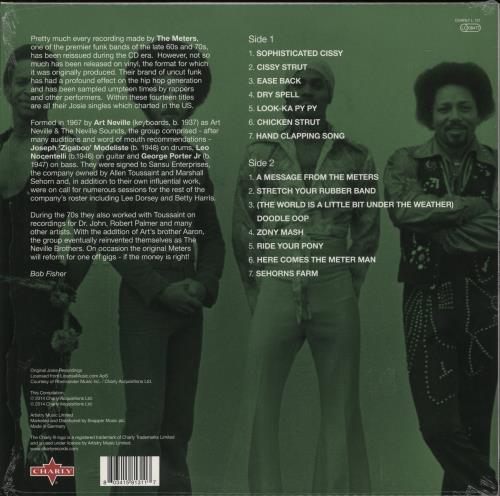 The Meters Here Comes The Meter Man: All The Josie Hits - 180g vinyl LP album (LP record) UK MTSLPHE870579