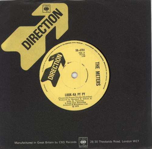 The Meters Look-Ka Py Py 7" vinyl single (7 inch record / 45) UK MTS07LO749458