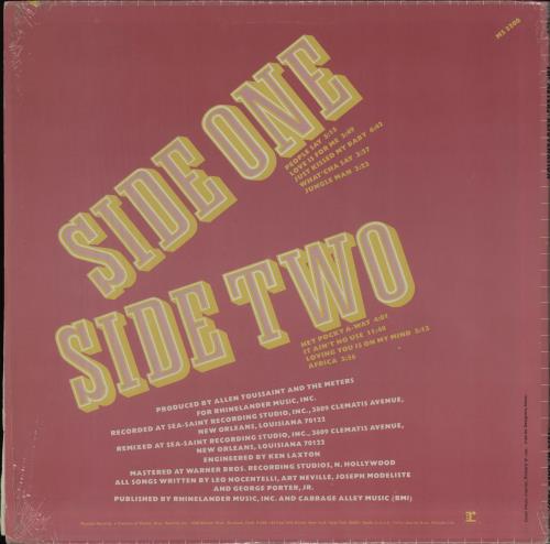 The Meters Rejuvenation vinyl LP album (LP record) US MTSLPRE756546