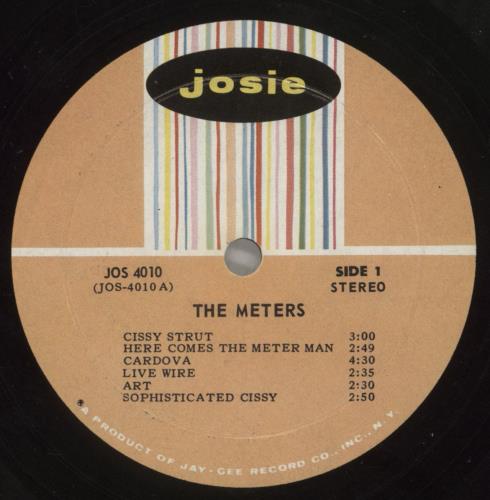 The Meters The Meters - 1st vinyl LP album (LP record) US MTSLPTH882256