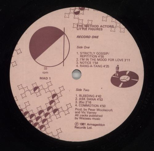 The Method Actors Little Figures - Doublepack - Inserts 2-LP vinyl record set (Double LP Album) UK S7J2LLI867622