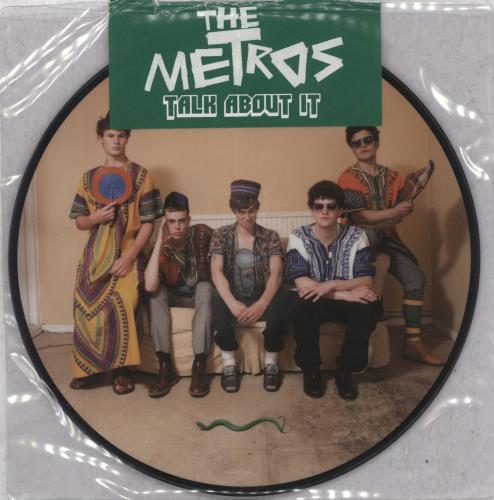 The Metros Talk About It 7" vinyl picture disc (7 inch picture disc single) UK T4O7PTA835903