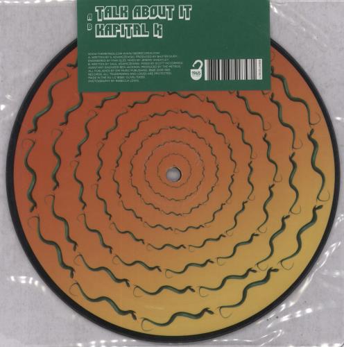 The Metros Talk About It 7" vinyl picture disc (7 inch picture disc single) UK T4O7PTA835903