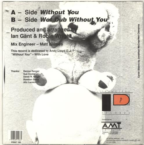 The Midnight Shift Without You 12" vinyl single (12 inch record / Maxi-single) UK UIQ12WI697533