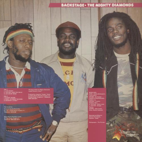 The Mighty Diamonds Backstage vinyl LP album (LP record) UK MDILPBA855160