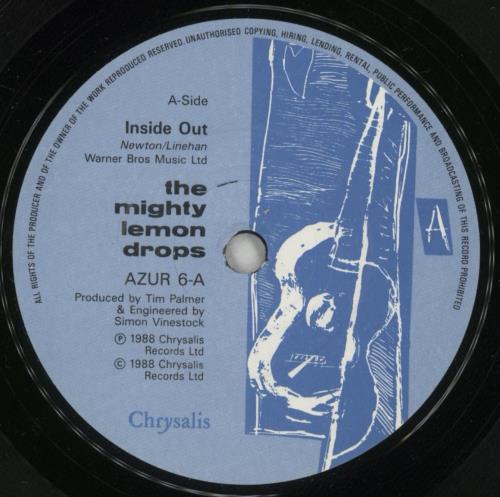 The Mighty Lemon Drops Inside Out 7" vinyl single (7 inch record / 45) UK MLD07IN248527