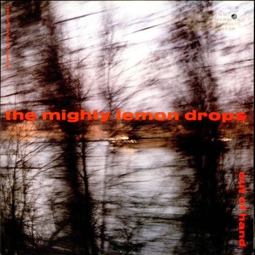 The Mighty Lemon Drops Out Of Hand - Gold promo stamped vinyl LP album (LP record) US MLDLPOU517678