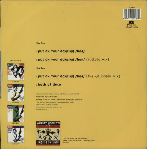 The Mighty Sparrow Put On Your Dancing Shoes 12" vinyl single (12 inch record / Maxi-single) UK T8812PU757432
