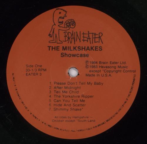 The Milkshakes Showcase vinyl LP album (LP record) UK MK2LPSH893227