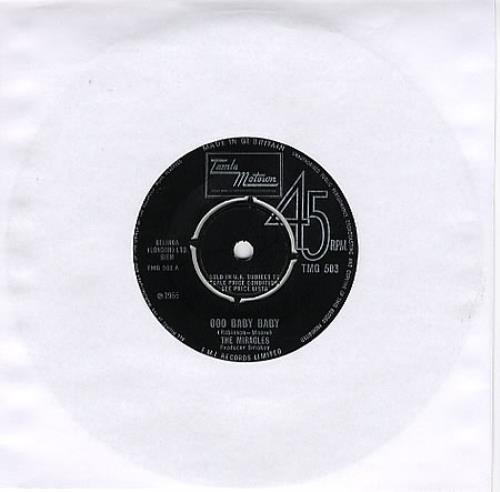 The Miracles Ooo Baby Baby 7" vinyl single (7 inch record / 45) UK T\M07OO348698