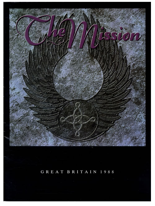 The Mission Great Britain 1988 tour programme UK MISTRGR204946