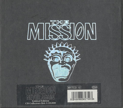The Mission Never Again - 3 x CD Box CD Single Box Set UK MISCXNE50032