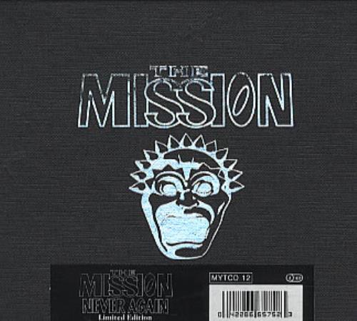 The Mission Never Again CD Single Box Set UK MISCXNE04850