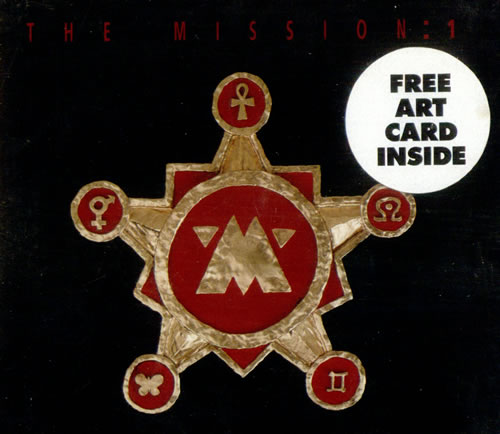 The Mission Raising Cain + Art Card CD single (CD5 / 5") UK MISC5RA525643
