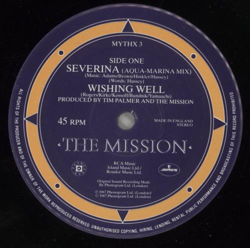 The Mission Severina 12" vinyl single (12 inch record / Maxi-single) UK MIS12SE74560